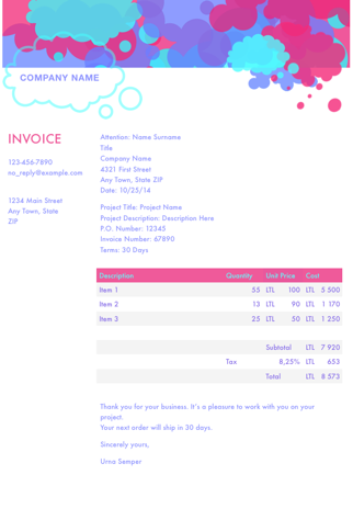 Invoice