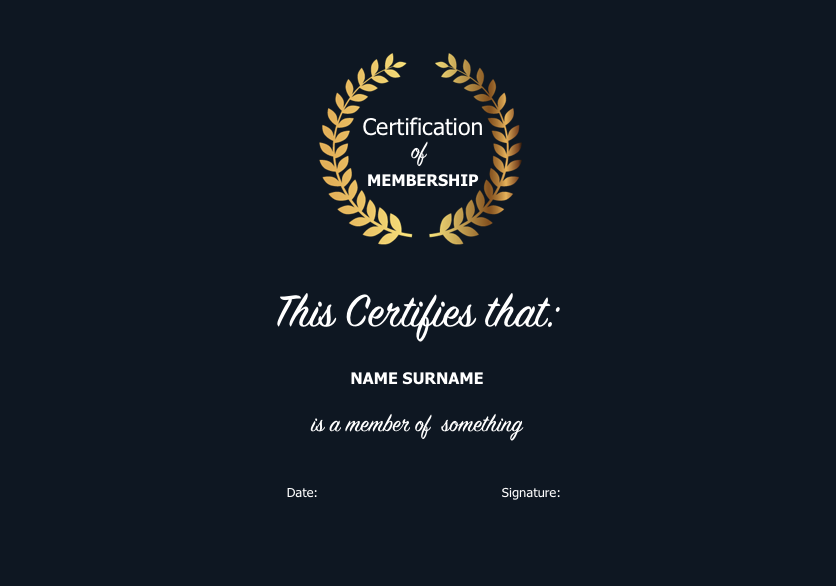 Certificate 023