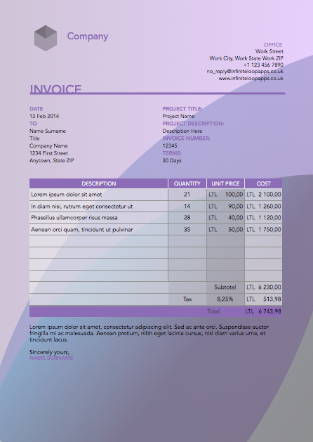 Invoice 004