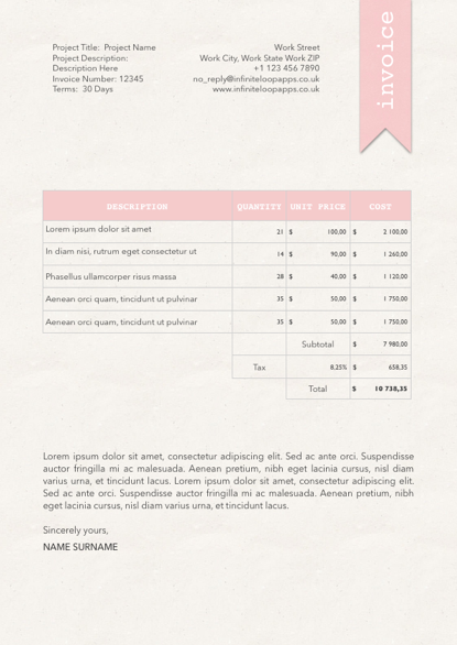 Invoice 031