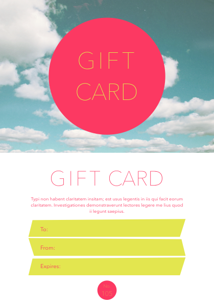 Gift Card 004