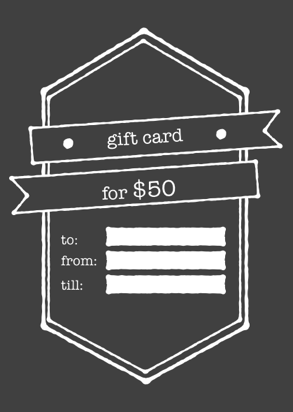 Gift card 007