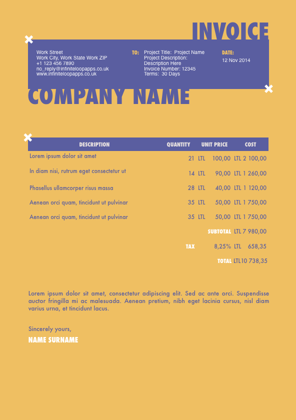 Invoice 029